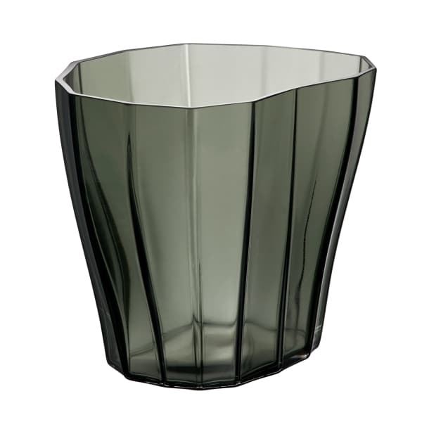 Reed Vase Moss Green, 17,5cm - Orrefors