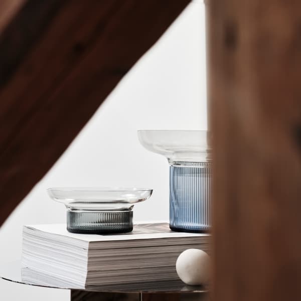 Ensemble Vas Blå/Grå, 15cm - Orrefors