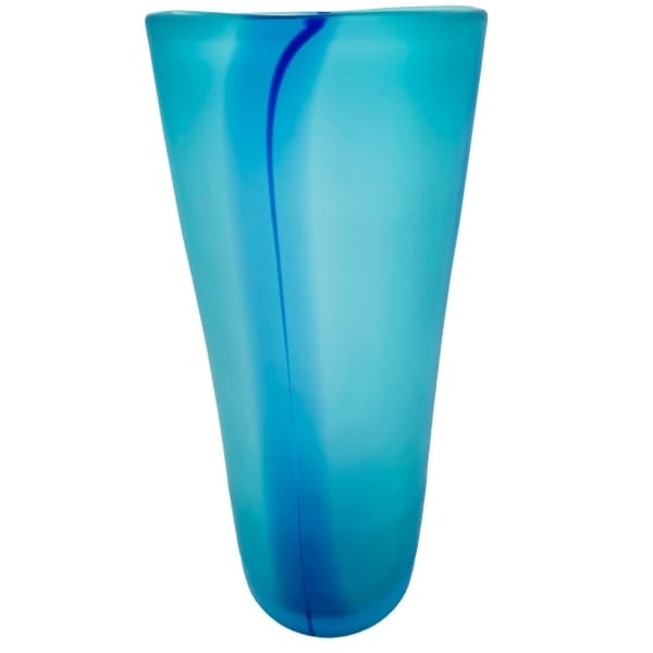 Soft Frost Vase, Sky Blue - Kosta Boda