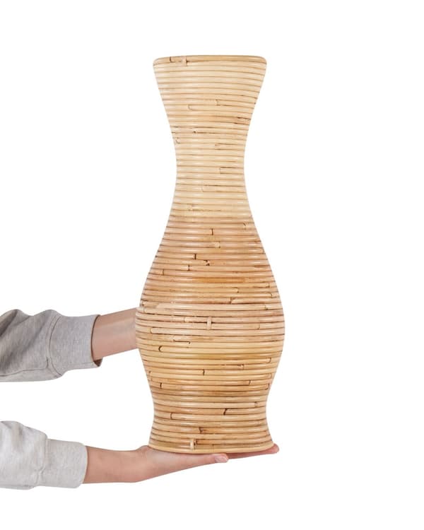 Dekorativ Vas Naturlig Rotting 50 cm Naturlig Stil Boho Rustik Stil Heminredning