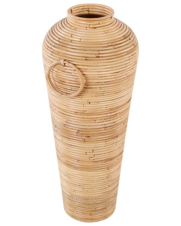 Vase Natur Rotting 70 cm Bohemsk og rustikk stil Buet form Dekorasjon Tilbehør