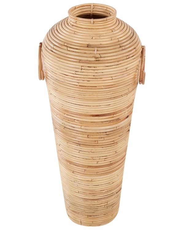 Vase Natur Rotting 70 cm Bohemsk og rustikk stil Buet form Dekorasjon Tilbehør