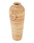 Pikkukuva 6 / 8: Koristemaljakko luonnonväri rottinki ⌀ 20 x 50 cm pyöreä käsintehty sisälle ulos lattiamaljakko boho tyyli
