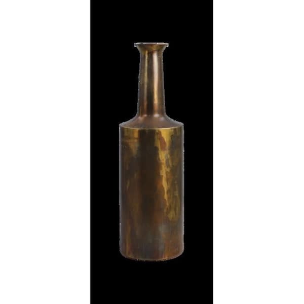 Bergamo - Vas - Metall - Antik guldmässing - ø17x55 cm