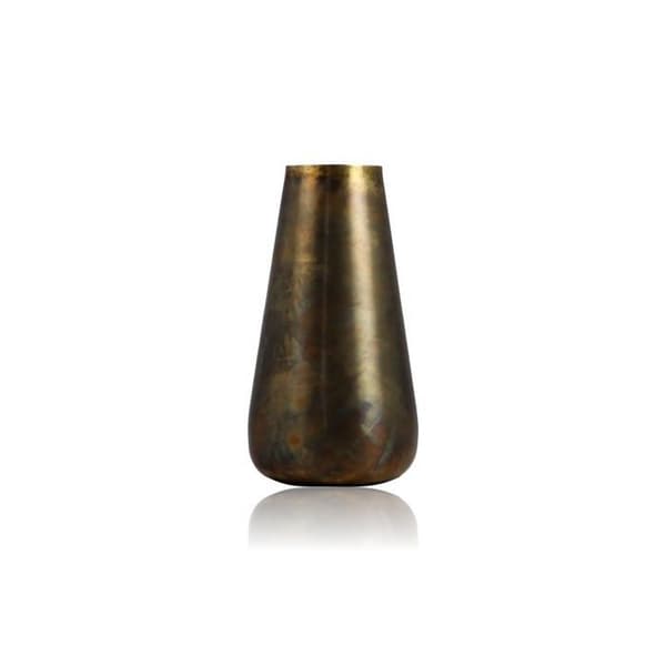 Blomvas - HSM - Siena - Guld - Brun - ø18x34 - Metall