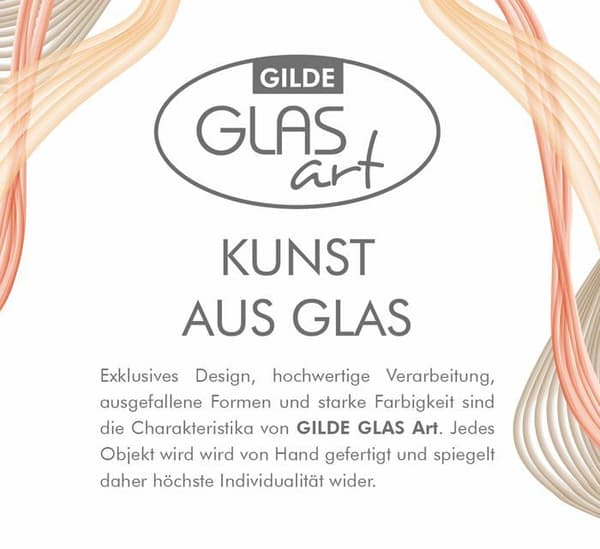 Vas - soliflore Gilde glaskonst - 39503 - Vas - Bröllopspresenter - Dam - Modern dekoration - Höjd: 31 cm