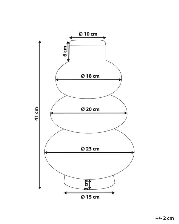 Dekorativ vase Lyst sjøgress 41 cm Håndlaget Naturlig stil Vase for tørkede blomster Dekorasjon Tilbehør