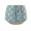 Miniatyrbild 3 av 3: Vas DKD Home Decor Porslin Turkos Orientalisk Kromad 16 x 16 x 18 cm