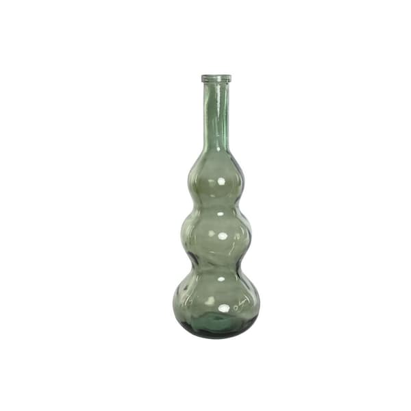 Vas Home ESPRIT Grön Återvunnet glas 26,5 x 26,5 x 75 cm
