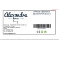 Miniatyrbild 2 av 4: Vas Alexandra House Living Vit Silvrig Keramik 9 x 29 x 17 cm