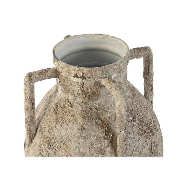 Vas Home ESPRIT Vit Metall 21 x 21 x 37,5 cm