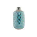 Miniatyrbillede 1 af 3: Vase DKD Home Decor 13 x 13 x 26 cm Porcelæn Turkisblå Orientalsk Chromsalt