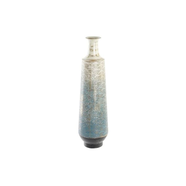 Vase DKD Home Decor Metal Tricolour Araber (19 x 19 x 66 cm)