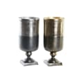 Miniatyrbillede 1 af 3: Vase DKD Home Decor To-farvet Aluminium Moderne 15 x 15 x 33 cm (2 enheder)