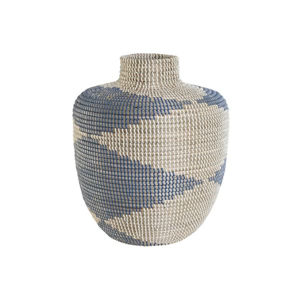 Vase DKD Home Decor Blå Natur Middelhavet 40 x 40 x 48 cm