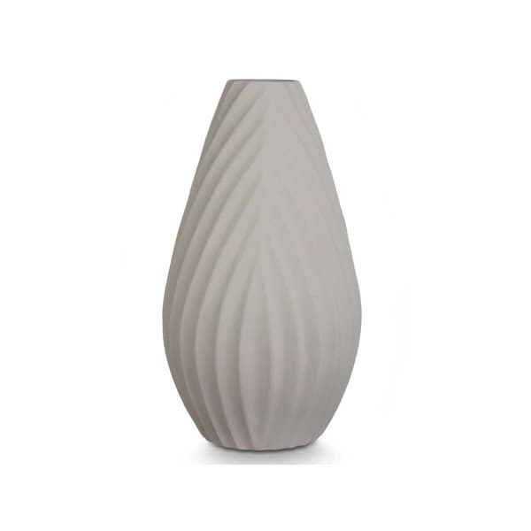 Vase Striber Grå Keramik 26 x 49 x 26 cm