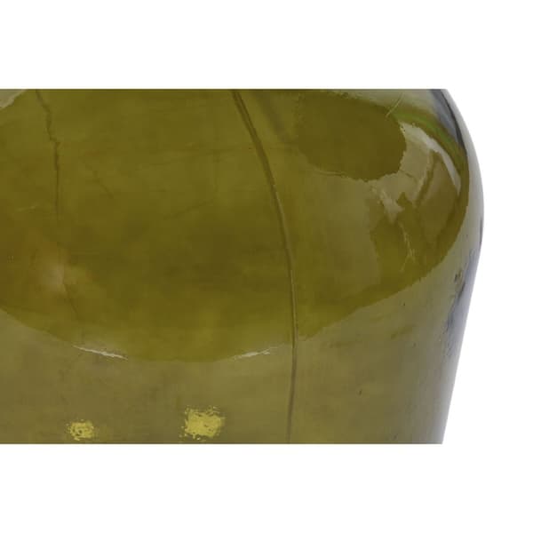 Vase Home ESPRIT Grøn Hærdet glas 36 x 36 x 56 cm