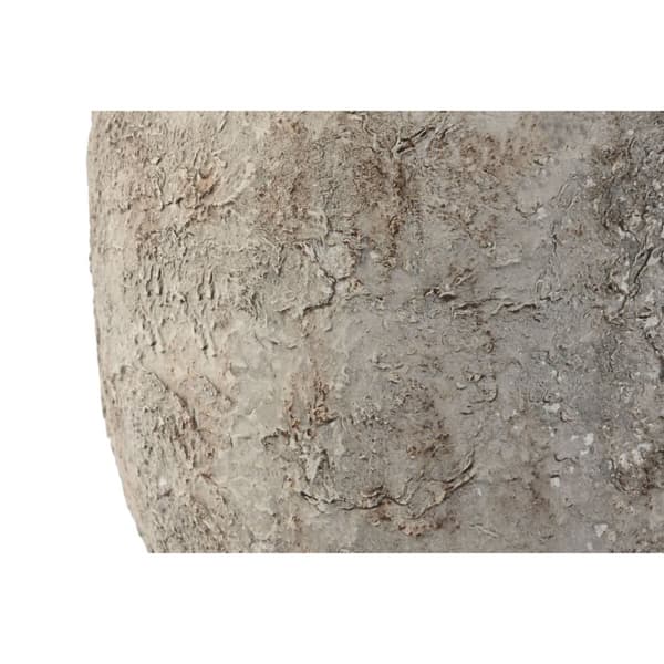 Vase Home ESPRIT Hvid Metal 21 x 21 x 37,5 cm