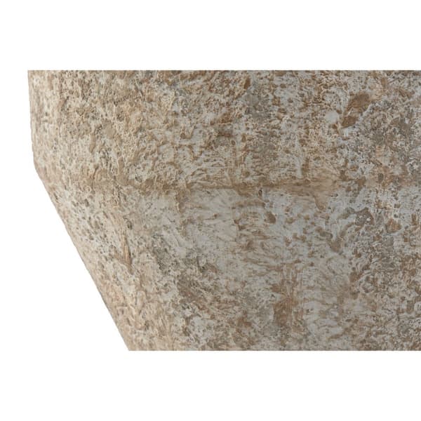 Vase Home ESPRIT Hvid Metal 31,5 x 31,5 x 38,5 cm