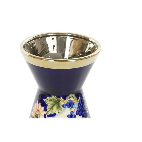 Vase DKD Home Decor Porselen Svart Shabby Chic (19 x 19 x 36 cm)