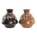 Miniatyrbilde 1 av 3: Vase DKD Home Decor Flerfarget Bambus Skjell 30 x 30 x 32 cm (2 enheter)