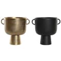 Miniatyrbilde 1 av 3: Vase DKD Home Decor 36 x 29 x 33 cm Svart Gyllen Aluminium Moderne (2 enheter)