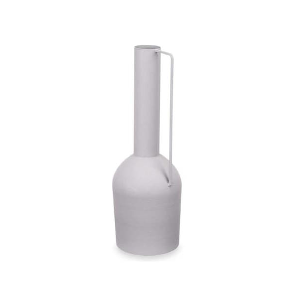 Vase Høy Grå Stål 13 x 39 x 13 cm (6 enheter)