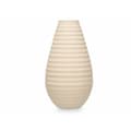 Miniatyrbilde 3 av 4: Vase Beige Keramikk 22 x 44 x 22 cm (2 enheter) Striper