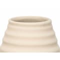 Miniatyrbilde 4 av 4: Vase Beige Keramikk 22 x 44 x 22 cm (2 enheter) Striper