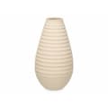 Miniatyrbilde 2 av 4: Vase Beige Keramikk 22 x 44 x 22 cm (2 enheter) Striper