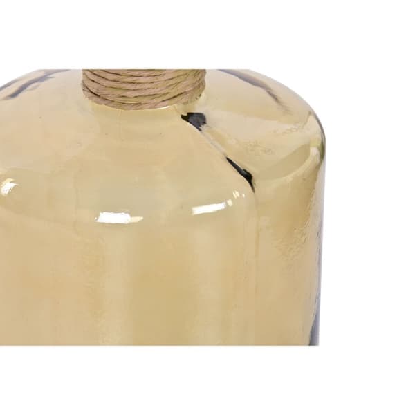 Vase Home ESPRIT Gul Tau Herdet glass 25 x 25 x 75 cm
