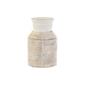 Miniatyrbilde 1 av 3: Vase Home ESPRIT Hvit Naturell Treverk av mangotre Kolonial 15 x 15 x 38 cm