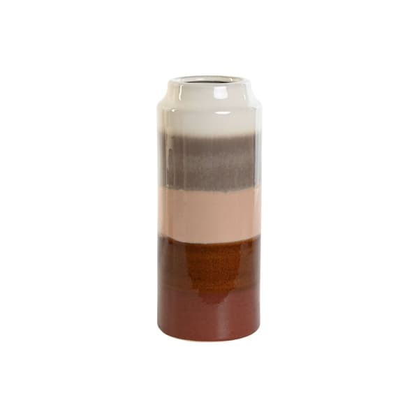 Vase Home ESPRIT Flerfarget Steintøy 13 x 13 x 31 cm