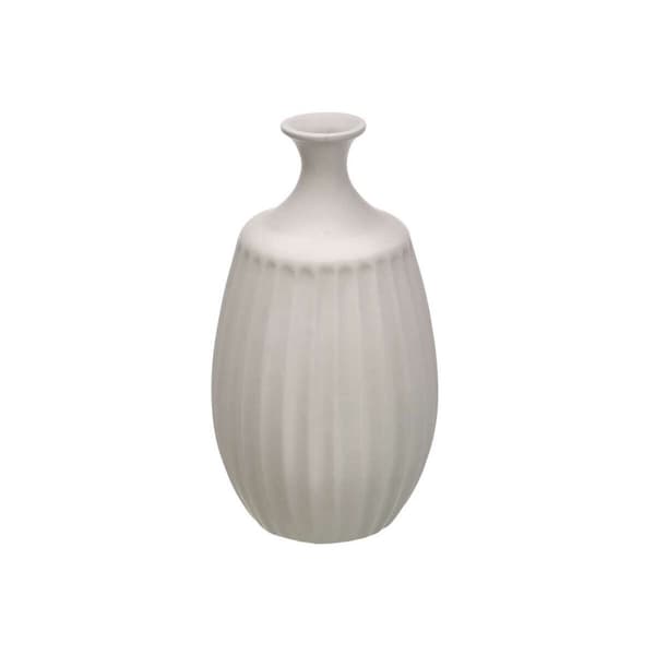 Vase Grå Keramikk 27 x 48 x 27 cm
