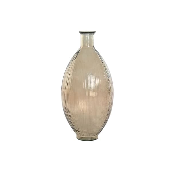 Vase Home ESPRIT Baige Resirkulert glass 30 x 30 x 59 cm