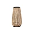 Pikkukuva 1 / 2: Maljakko DKD Home Decor Luonnollinen Musta Metalli Rottinki 38 x 38 x 73 cm
