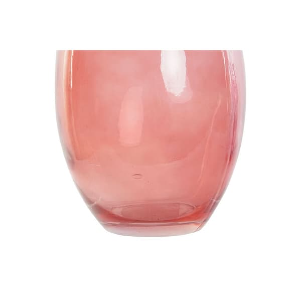 Vase DKD Home Decor Sort Rød Marineblå Hærdet glas 14 x 14 x 30 cm (3 enheder)