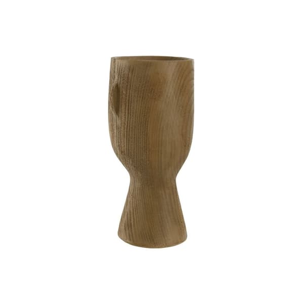 Vase Home ESPRIT Brun Harpiks Ansigt 15 x 15 x 31 cm