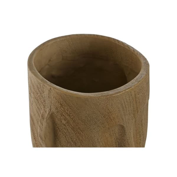 Vase Home ESPRIT Brun Harpiks Ansigt 15 x 15 x 31 cm