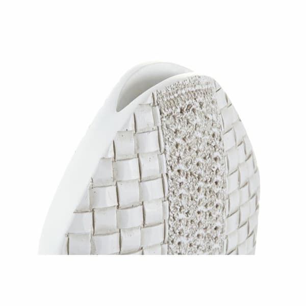 Maljakko DKD Home Decor 18 x 8 x 36 cm Valkoinen Hartsi Moderni