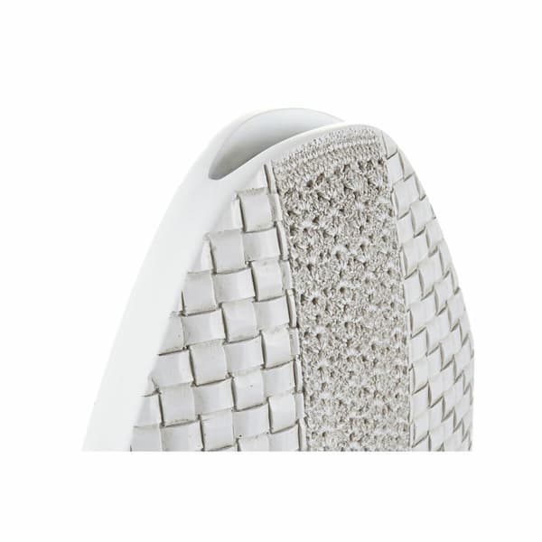 Maljakko DKD Home Decor 25 x 10 x 51 cm Valkoinen Hartsi Moderni
