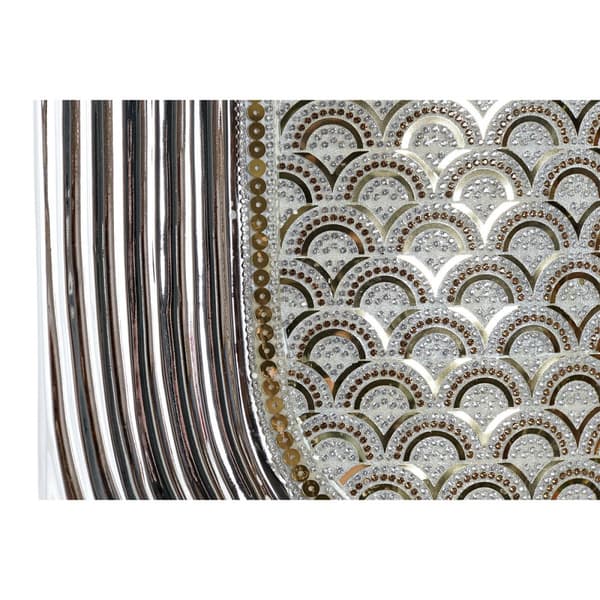 Maljakko DKD Home Decor Hopeinen Kullattu Kivitavara (24 x 13 x 47 cm)