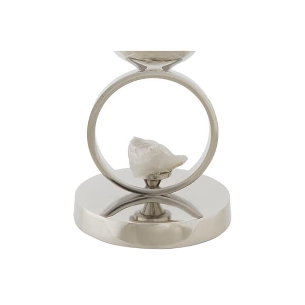 Maljakko DKD Home Decor Samppanja Kristalli Alumiini (15 x 15 x 44 cm)