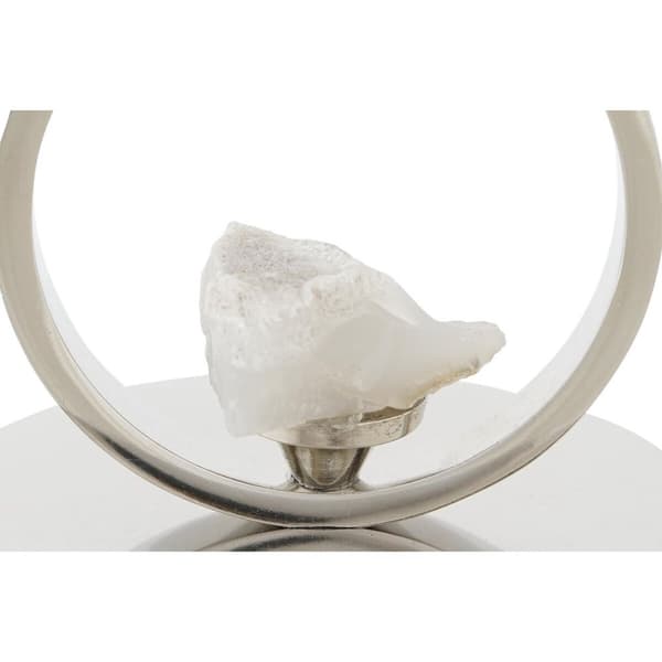 Maljakko DKD Home Decor Samppanja Kristalli Alumiini (15 x 15 x 44 cm)