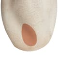Miniatyrbild 6 av 6: Blomvas Ljus Beige Stengods Abstrakt Prickig Inomhus Dekoration Modern Design Vattentät