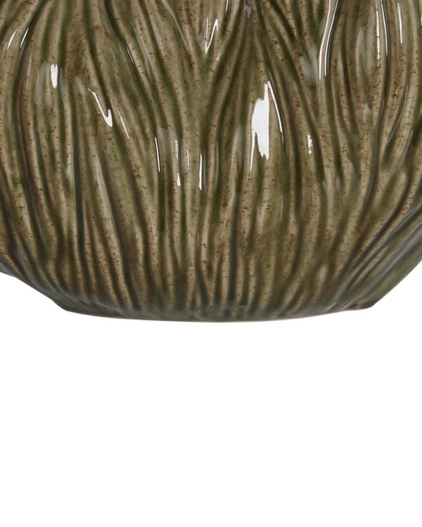 Blomvas Grön Stengods Inomhusdekoration Modern Design Vattentät