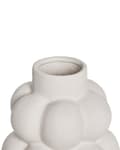 Miniatyrbilde 6 av 7: Blomstervase Hvit Steintøy Innendørs Dekorasjon Stykke Moderne Design Vanntett