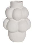 Miniatyrbilde 1 av 7: Blomstervase Hvit Steintøy Innendørs Dekorasjon Stykke Moderne Design Vanntett