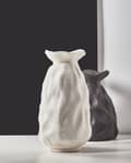Miniatyrbilde 4 av 7: Blomstervase Hvit Steintøy 40 cm Moderne og minimalistisk design Vanntett Dekorasjon Innendørs
