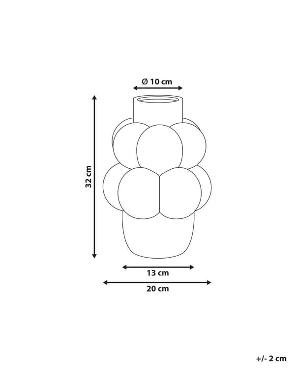 Blomvas Vit Stengods Inomhus Dekoration Modern Design Vattentät Vardagsrum Sovrum